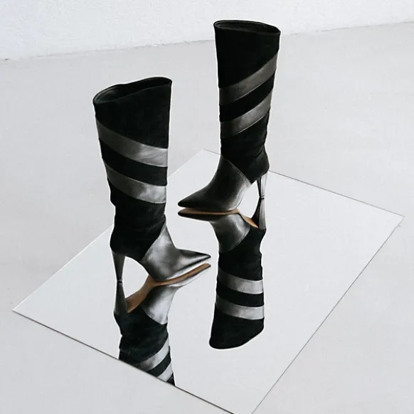 Bottes hautes à bouts pointus