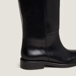 Bottes hautes à bouts ronds