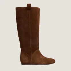 Bottes hautes à bouts ronds