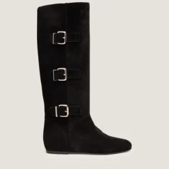 Bottes hautes à sangles