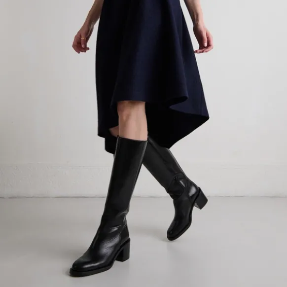 Bottes hautes à talons
