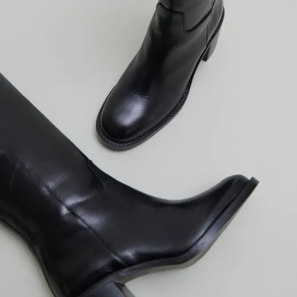 Bottes hautes à talons
