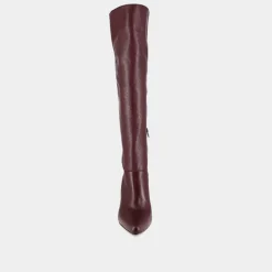 Bottes hautes à talons et bouts pointus