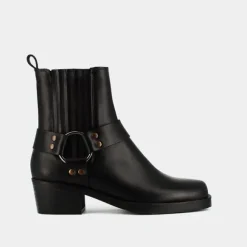 Bottines à boucles