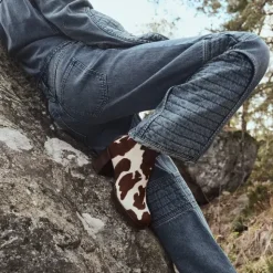 Bottines à bouts carrés