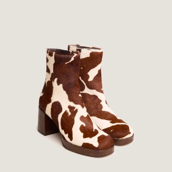 Bottines à bouts carrés