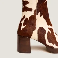 Bottines à bouts carrés