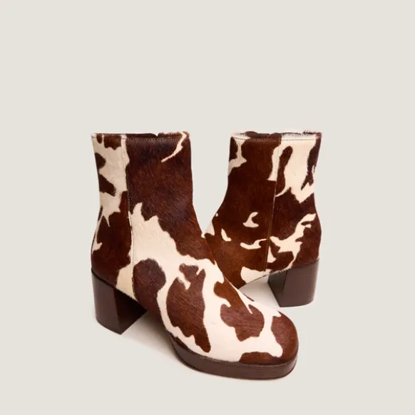 Bottines à bouts carrés