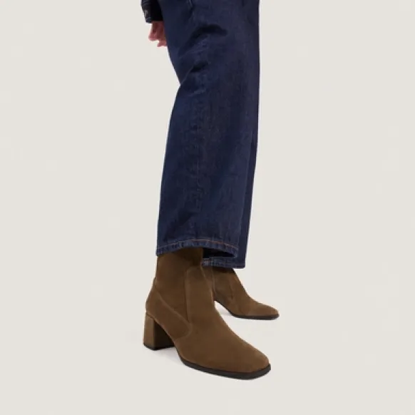 Bottines à bouts ovales