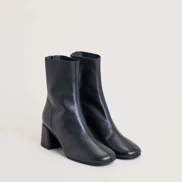 Bottines à fermetures éclairs arrières