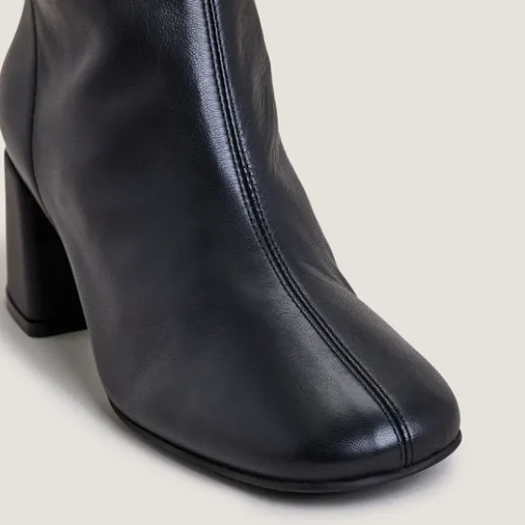 Bottines à fermetures éclairs arrières