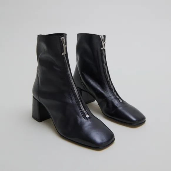 Bottines à fermetures éclairs avant