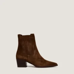 Bottines à fronces et bouts pointus