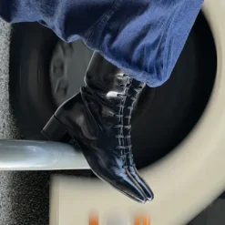 Bottines à lacets