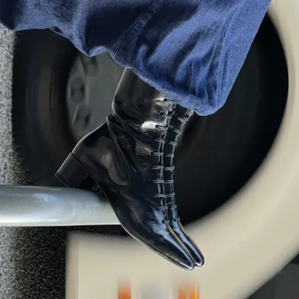 Bottines à lacets