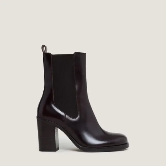 Bottines à élastiques et bouts arrondis