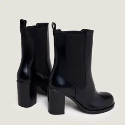 Bottines à élastiques et bouts arrondis