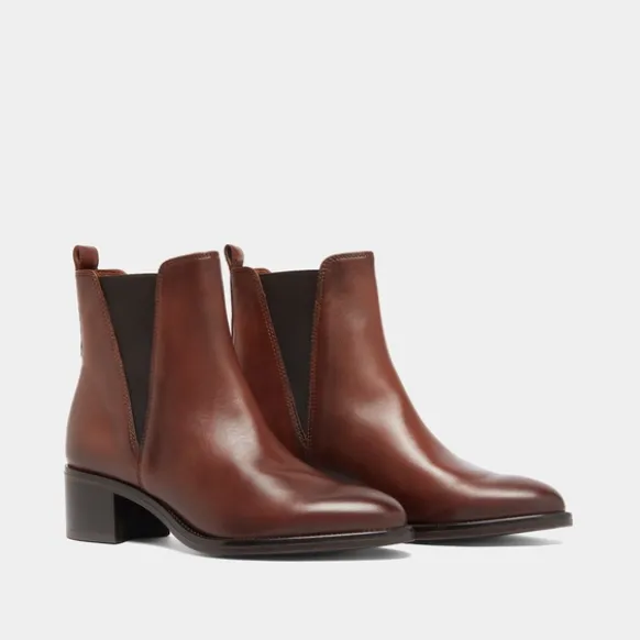Bottines à élastiques triangulaires