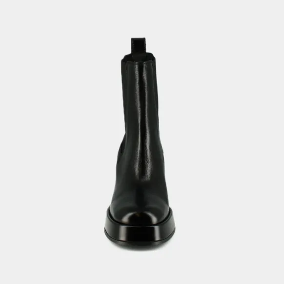 Bottines à plateformes et bouts carrés