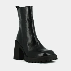 Bottines à semelles crantées et bouts ca...