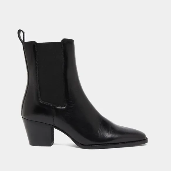 Bottines à talons biseautés et bouts poi...