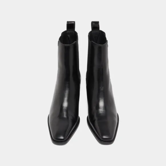 Bottines à talons biseautés et bouts poi...