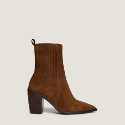 Bottines à talons et à fronces