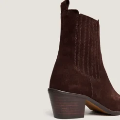 Bottines à talons et fronces