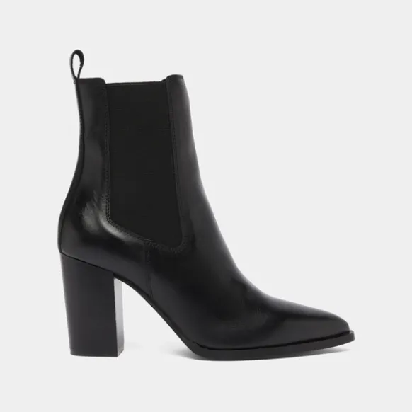 Bottines à talons et élastiques