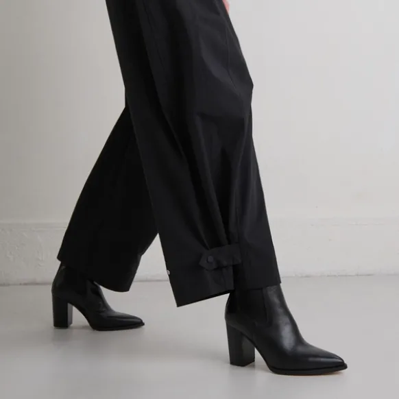 Bottines à talons et élastiques