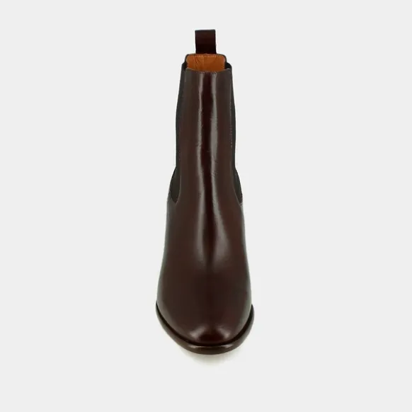 Bottines à talons et élastiques