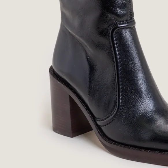 Bottines à talons hauts et plateformes