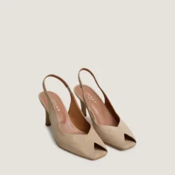 Escarpins slingbacks à bouts carrés