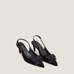 Escarpins slingbacks à détail avant