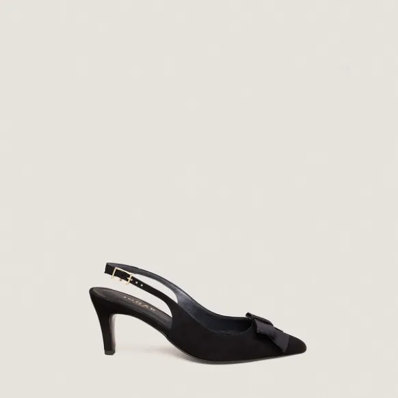 Escarpins slingbacks à détail avant