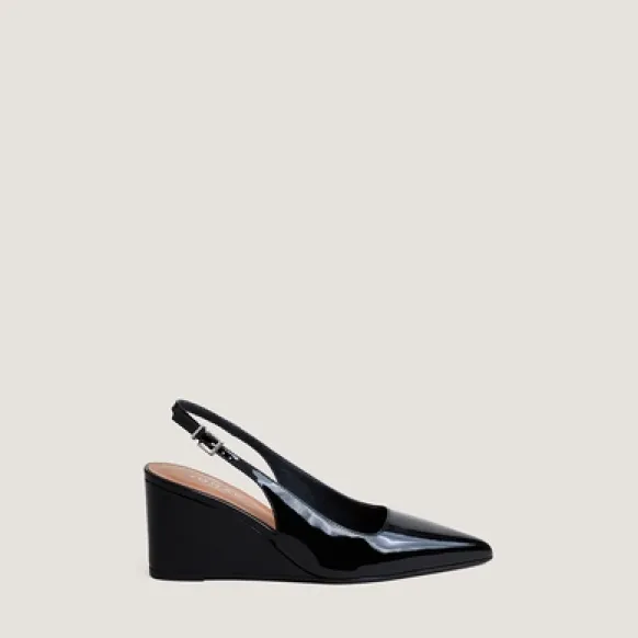 Escarpins slingbacks compensés