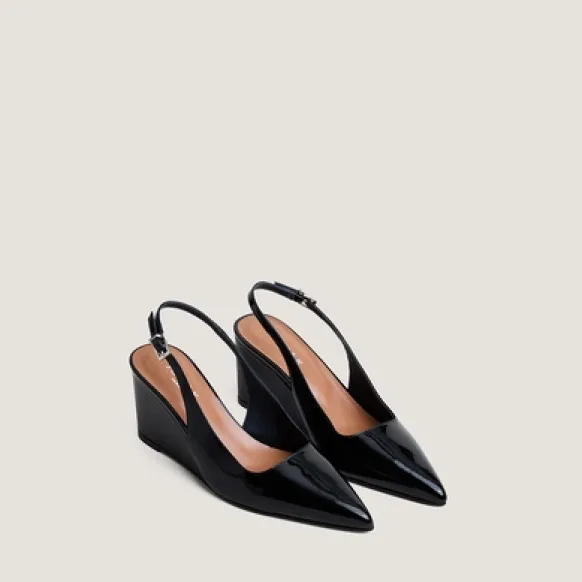 Escarpins slingbacks compensés