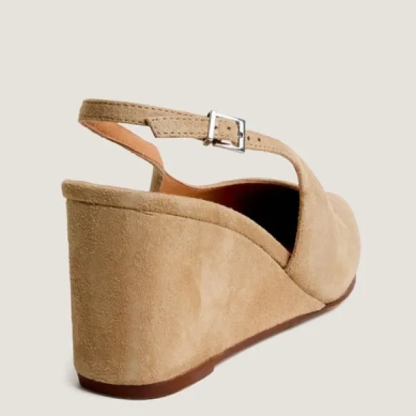 Escarpins slingbacks compensés