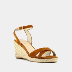 Espadrilles à talons hauts et brides