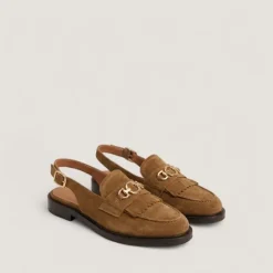 Mocassins à bouts arrières ouverts