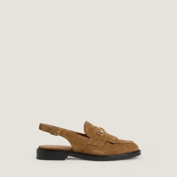 Mocassins à bouts arrières ouverts