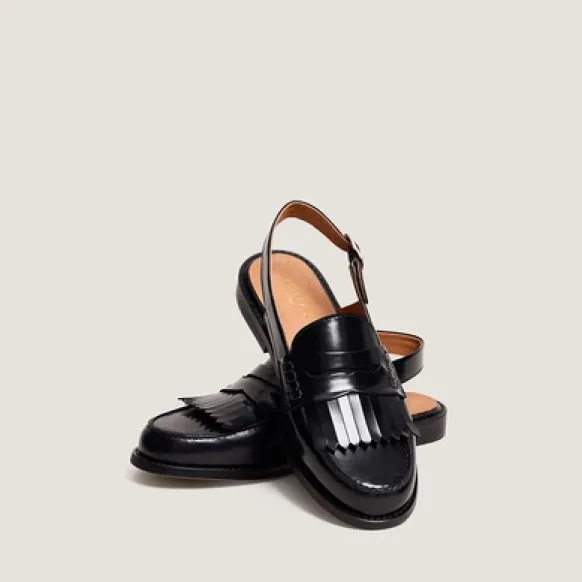Mocassins à bouts arrières ouverts