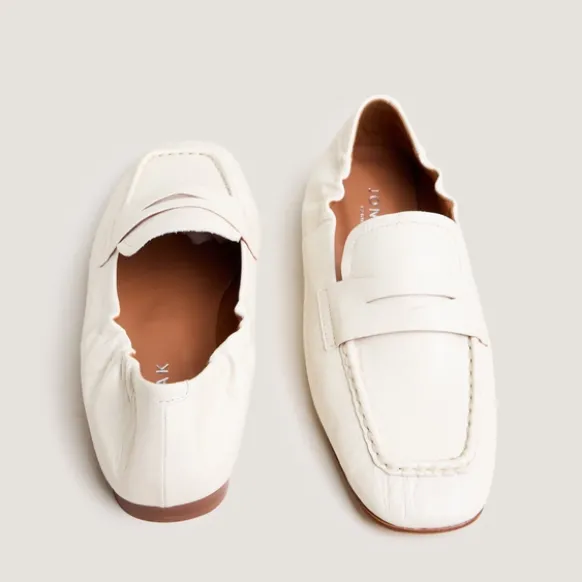 Mocassins à bouts carrés