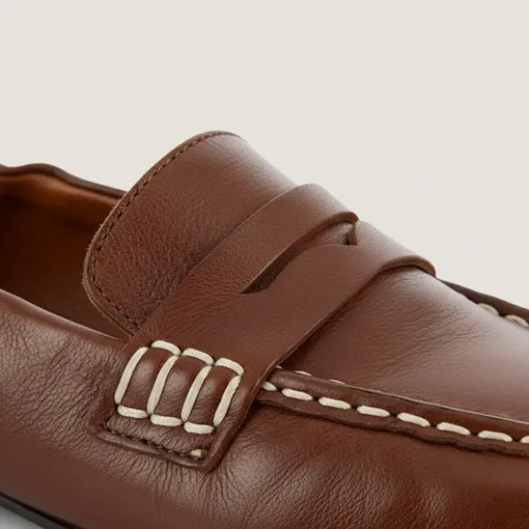 Mocassins à bouts carrés
