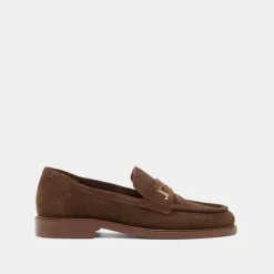 Mocassins à bouts ronds et monogrammes