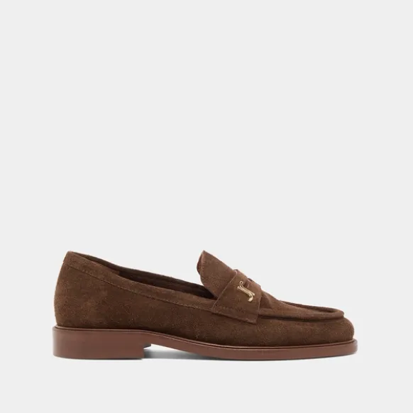 Mocassins à bouts ronds et monogrammes