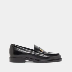 Mocassins à bouts ronds et monogrammes