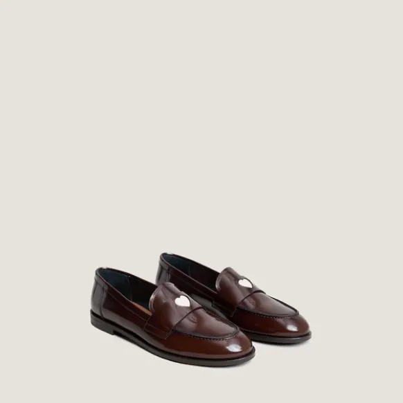 Mocassins à bouts ronds et cœurs