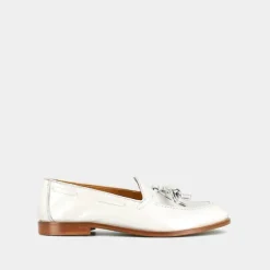 Mocassins à bouts ronds et pompons