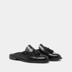 Mocassins à glands et bouts arrières ouv...